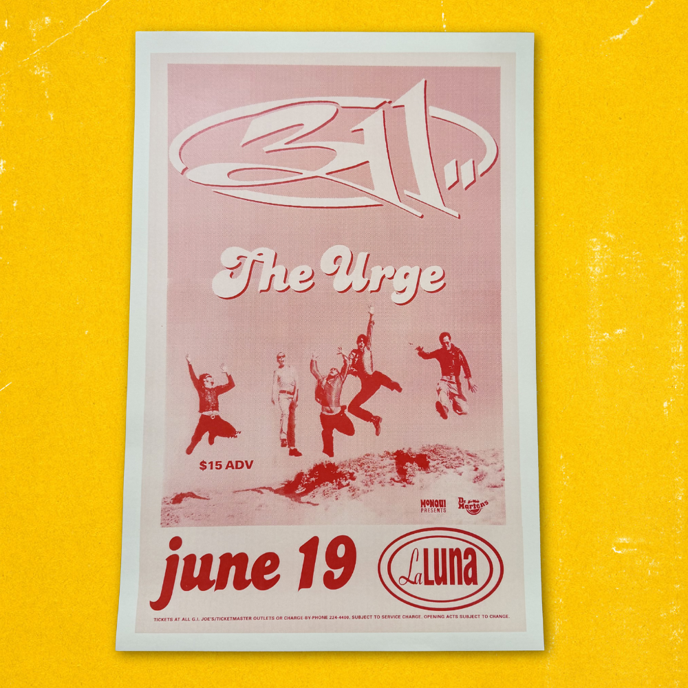 311 '99 Tour Poster Reprint
