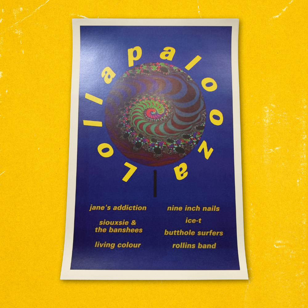 Lollapalooza '91 Promo Poster Reprint