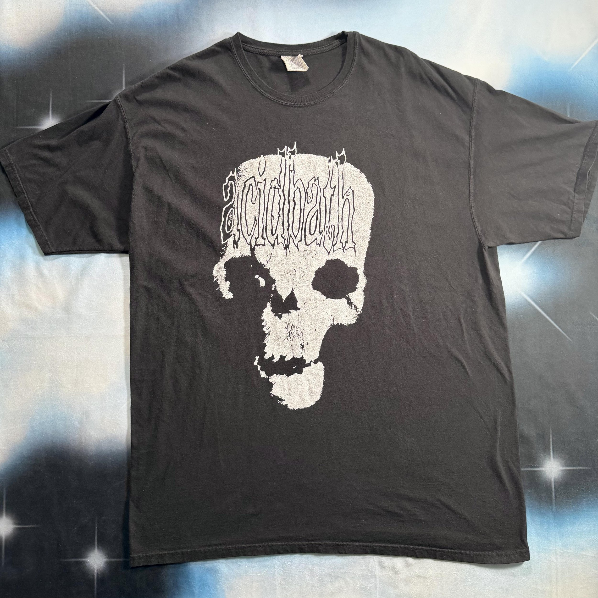 Acid Bath Skull Shirt 2XL