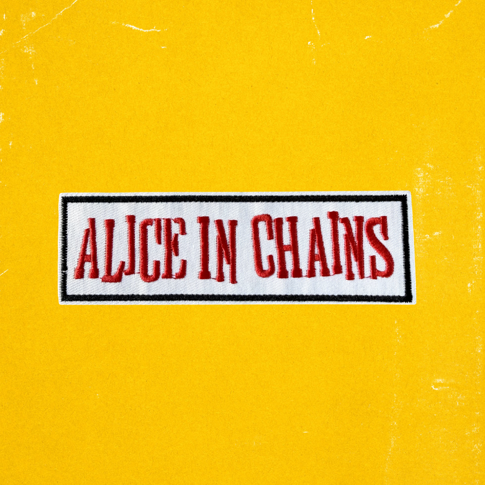 Alice In Chains Badge Embroidered Iron-on Patch