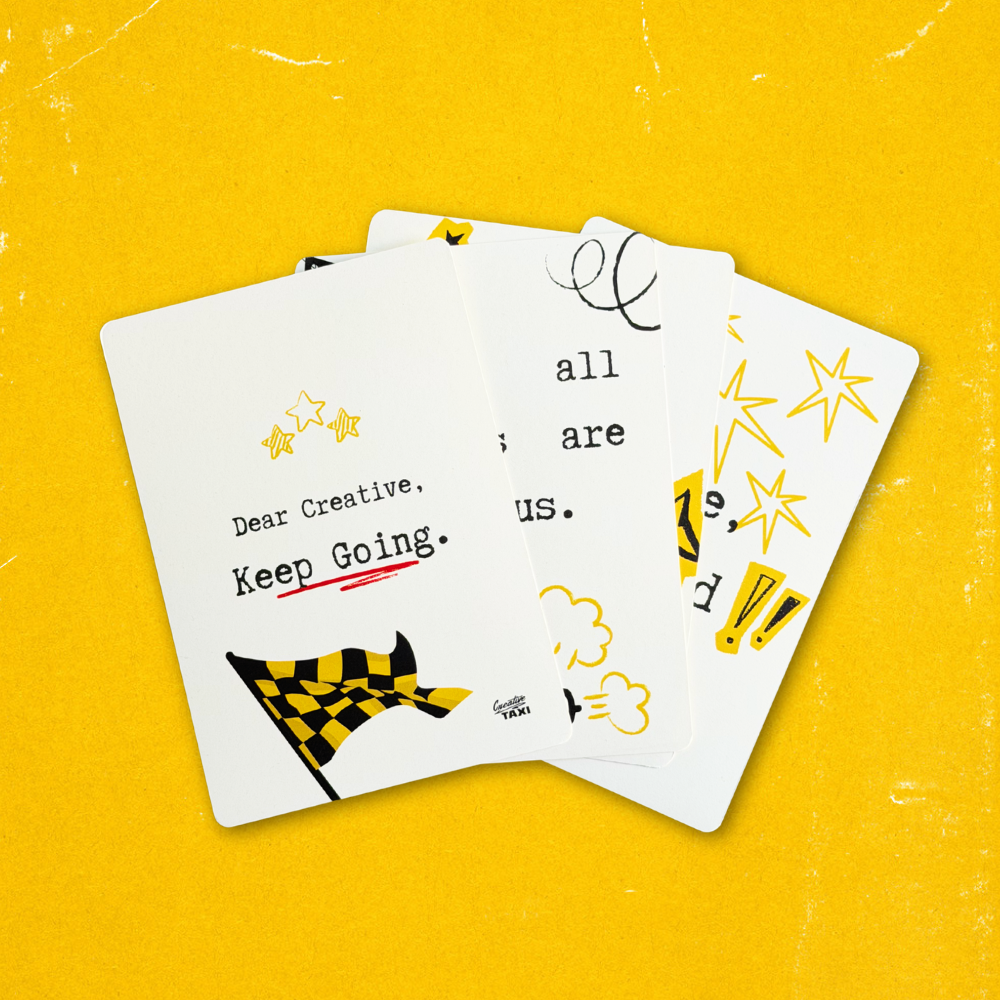 Keep Going Creative Greeting Card Set (4-Pack)