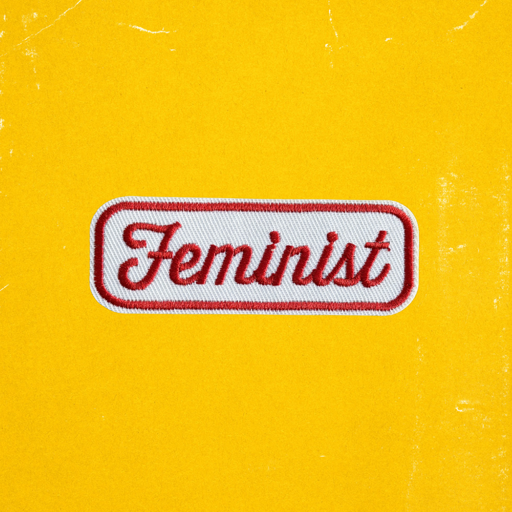 Feminist Embroidered Iron-on Patch