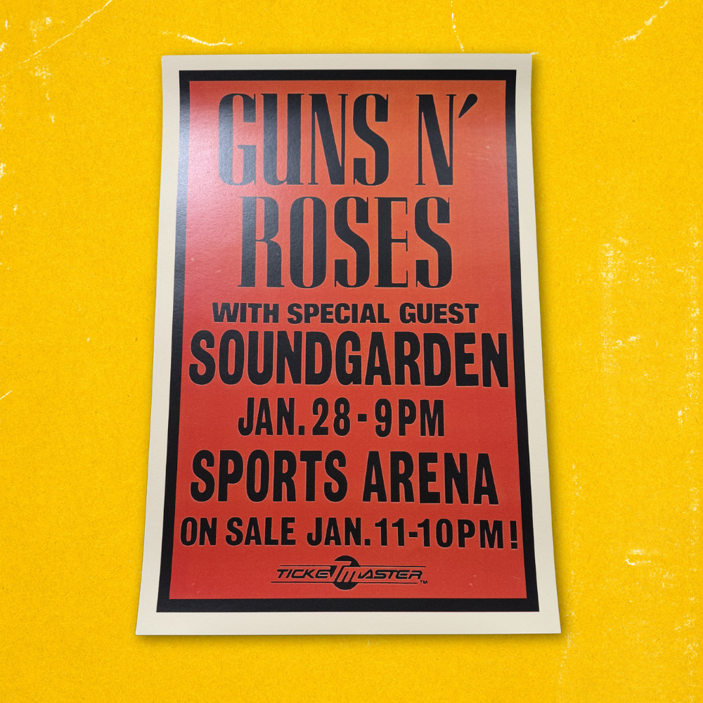Guns N' Roses '92 Tour Poster Reprint