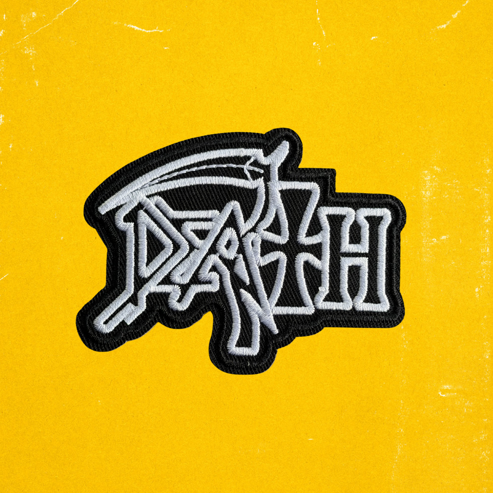 Death Embroidered Iron-on Patch