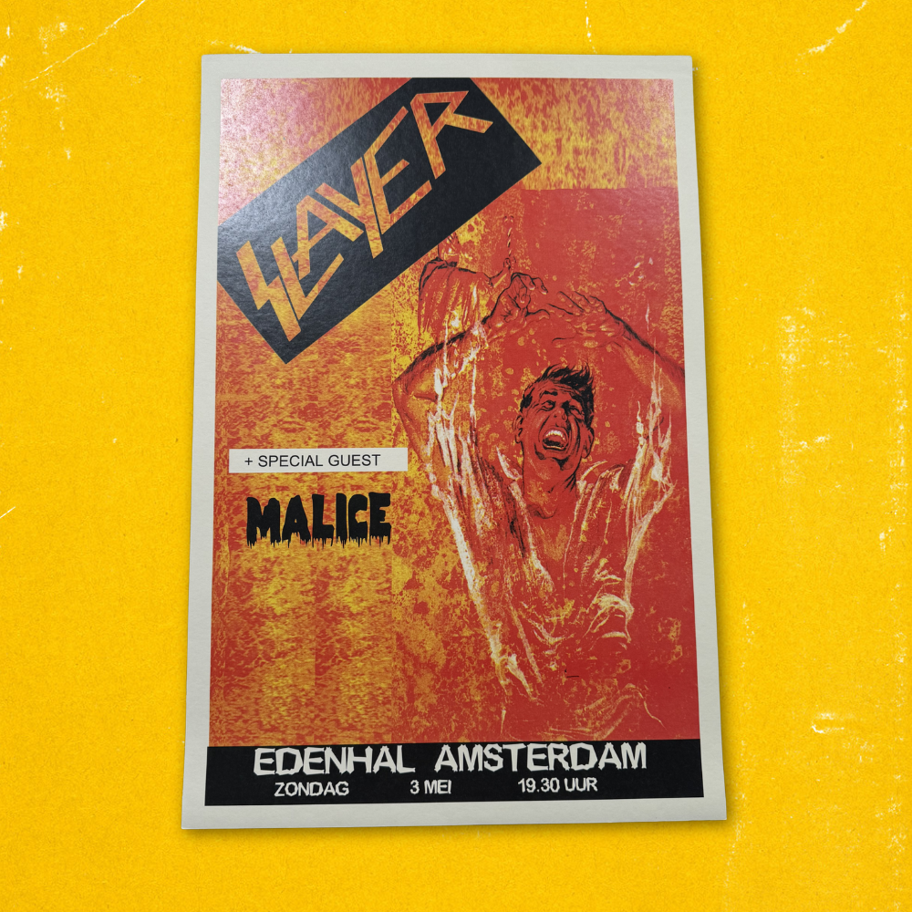 Slayer '87 Tour Poster Reprint