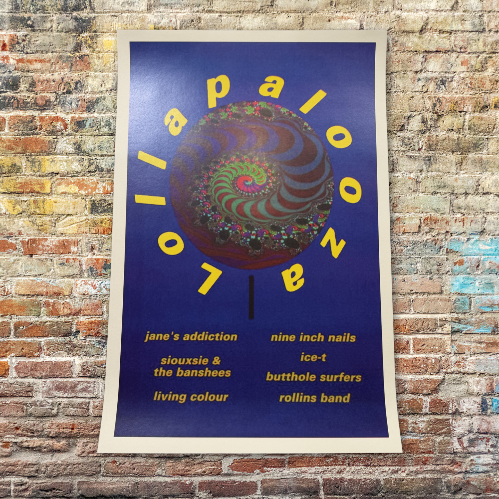 Lollapalooza '91 Promo Poster Reprint