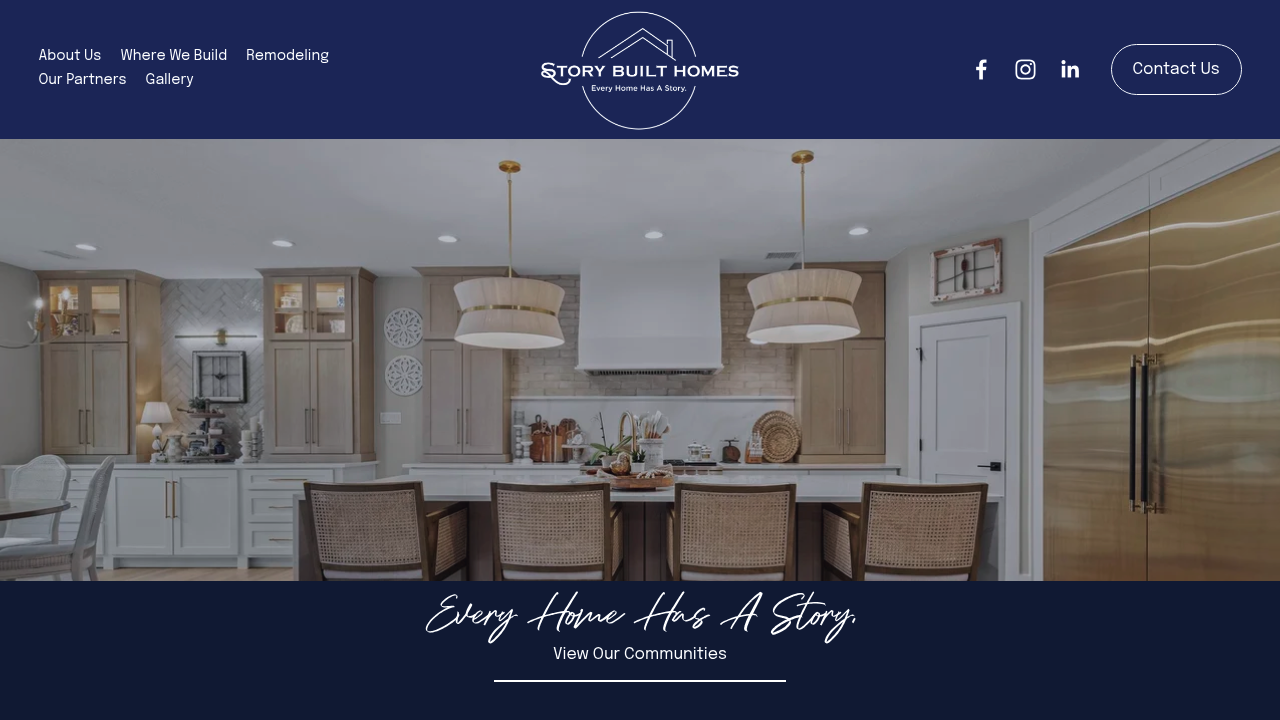 Custom Home Builder Landing Page