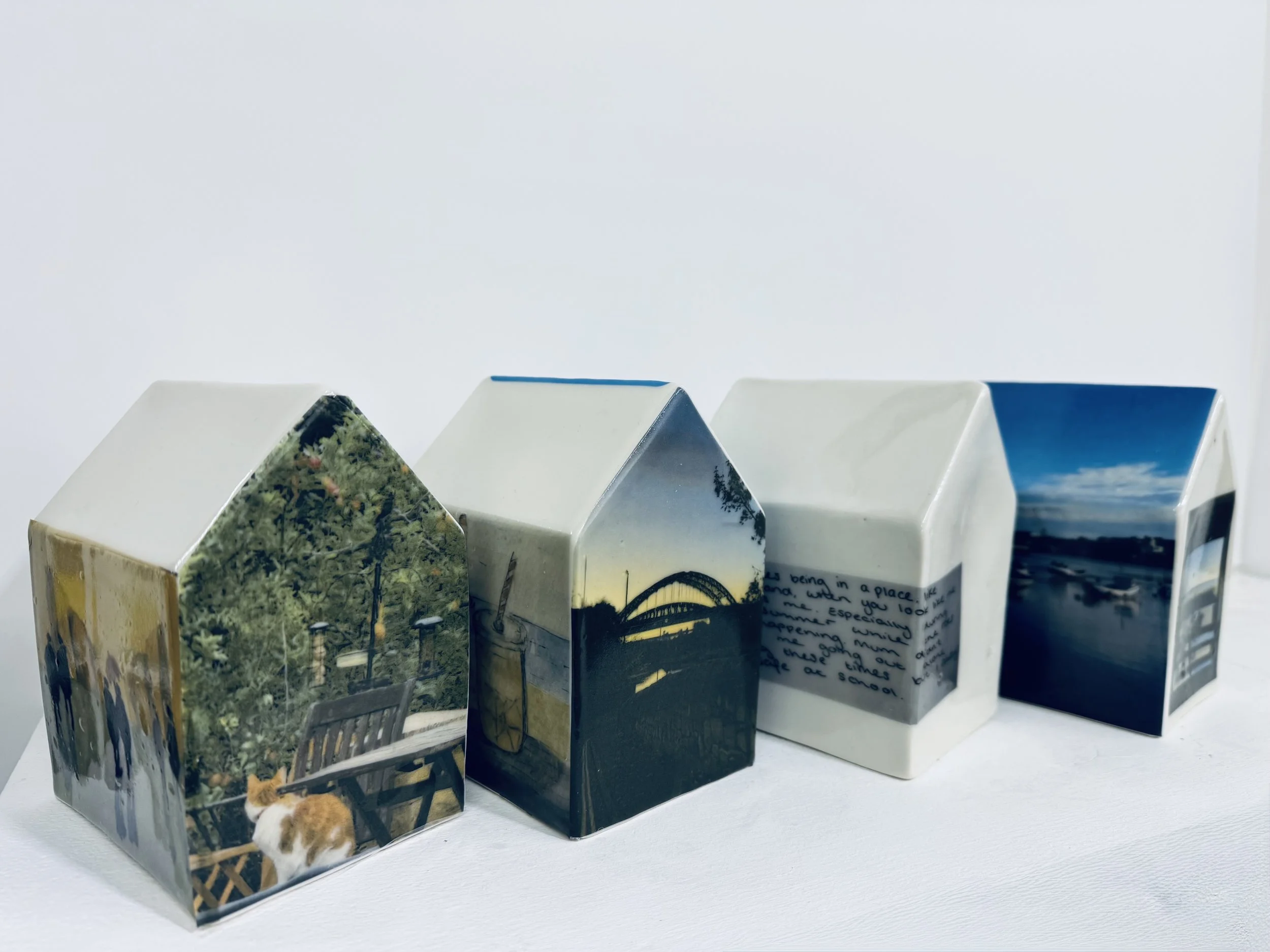 My House, My Home,
Slip cast porcelain, decal
15x10x15cm