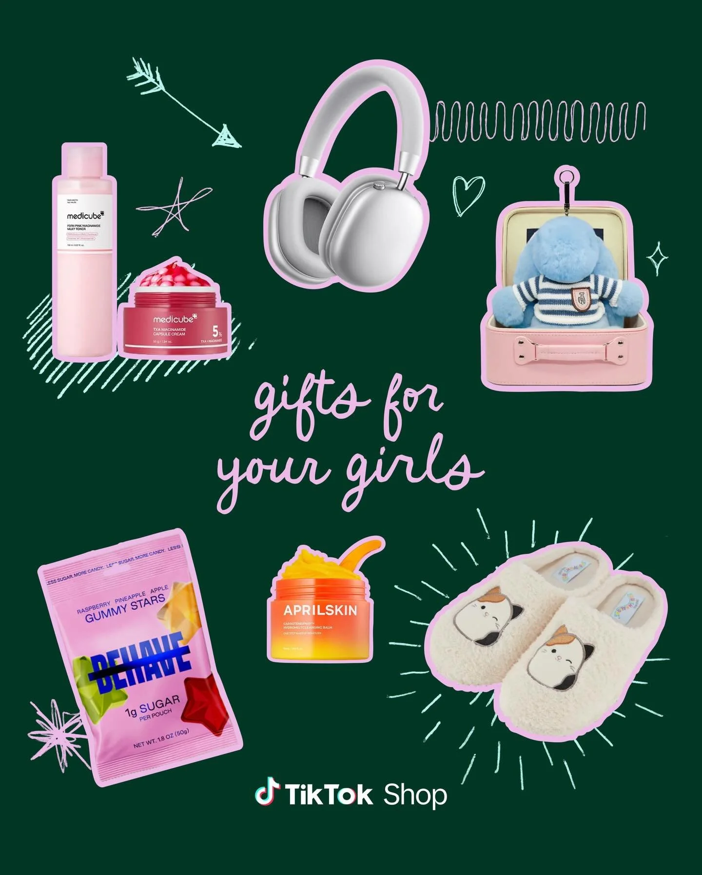 Gifts for your besties who deserve everything and more, right from TikTok Shop 🎁 ➡️ #GiftGuide #TikTokShopFinds #BlackFriday