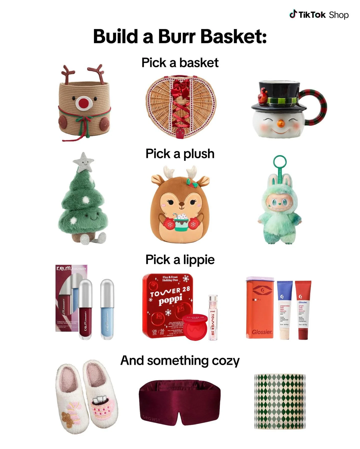 Tag your bestie to give them a hint 🤭 #BurrBasket #TikTokShop #HolidayShopping