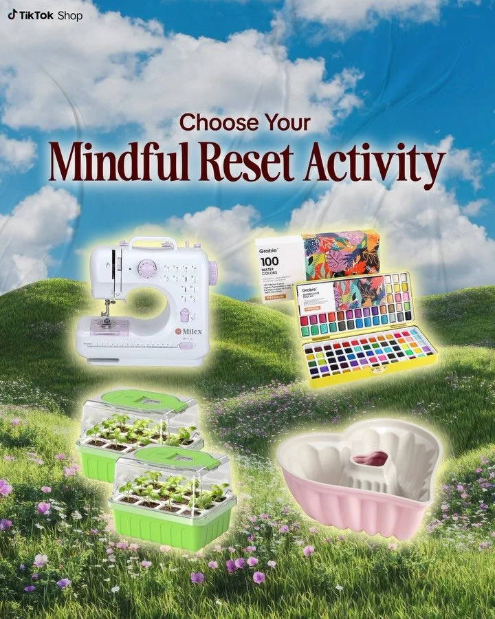 Ahhh, time to unplug, recharge, and discover a new hobby with all my TikTok Shop finds! 😌 #ResetRecharge #GotItOnTikTokShop #NewHobbyAlert