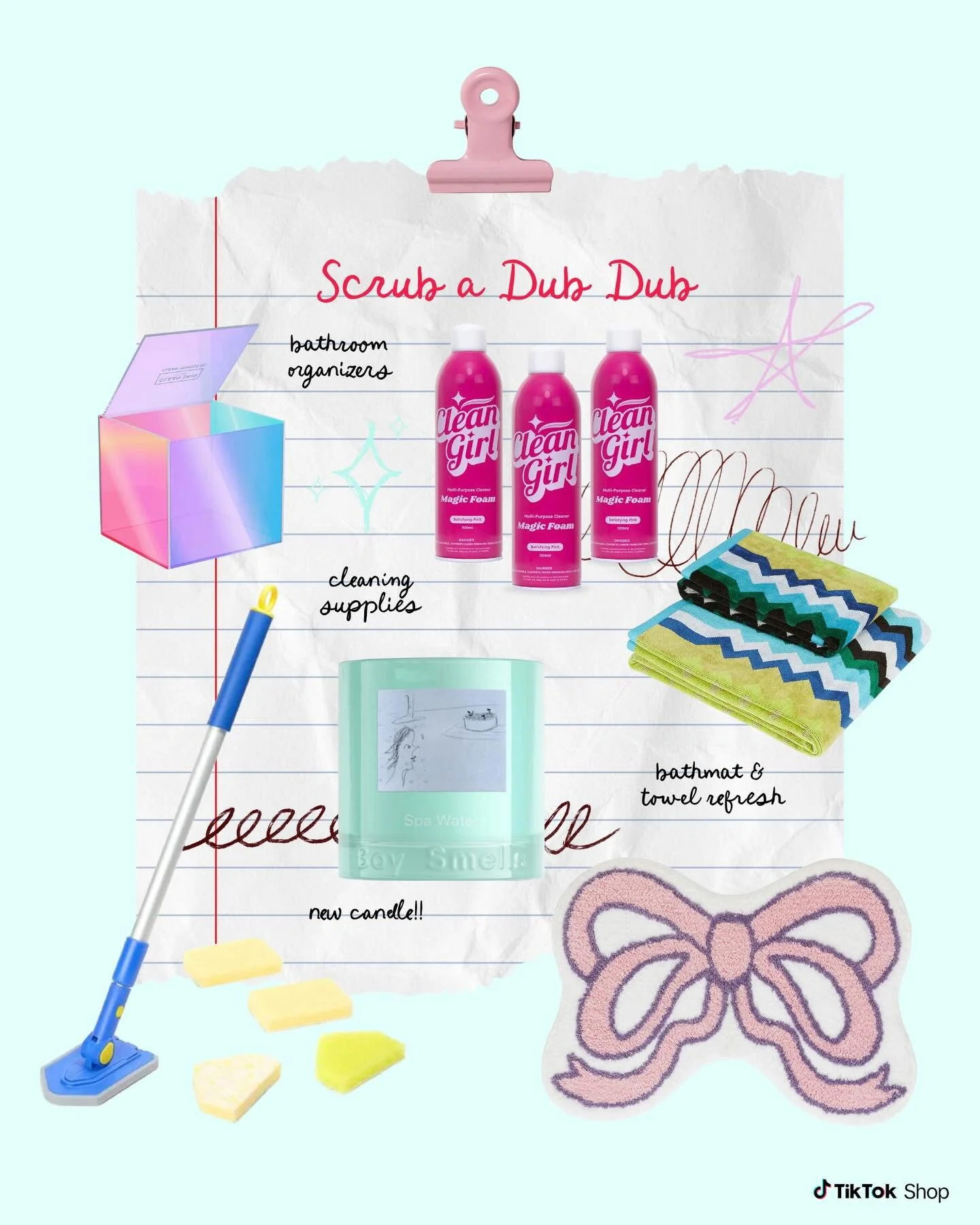 Eeek, all the spring refresh essentials I was looking for! 🧹🌸 #AddToCart #TikTokShopBasics #HomeRefresh