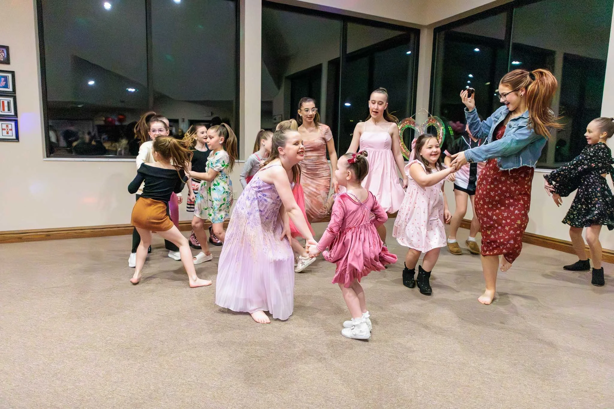 Feb 2026: 1st Annual Sweet Celebration where dancers perform for our studio families and hit the dance floor with them!