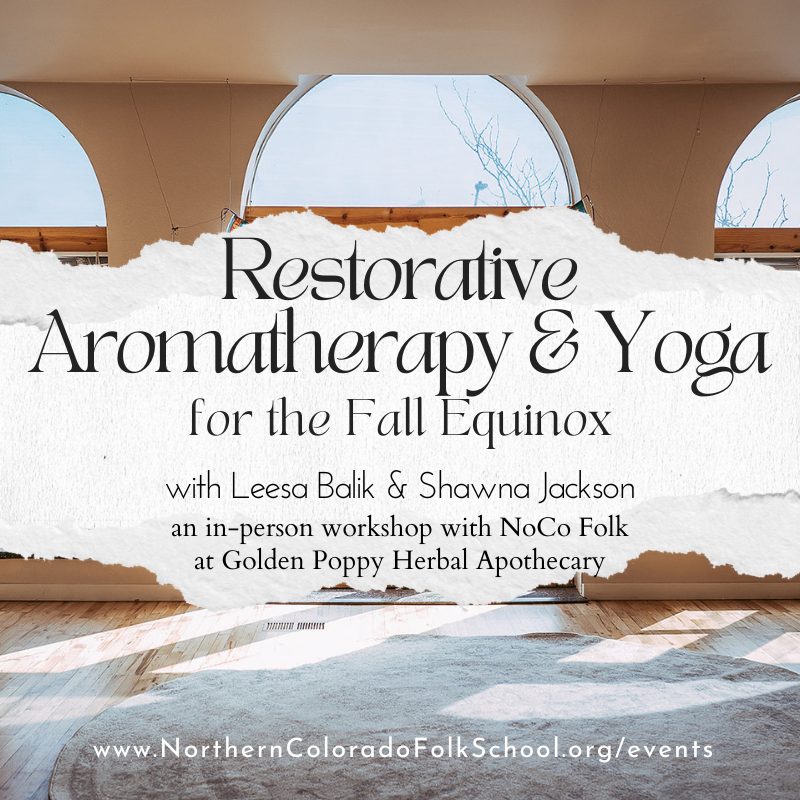 Restorative Aromatherapy and Yoga for the Fall Equinox