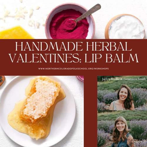Handmade Herbal Valentines- Lip Balm Tins