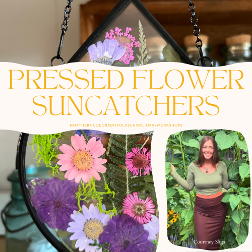 Pressed Flower Suncatchers