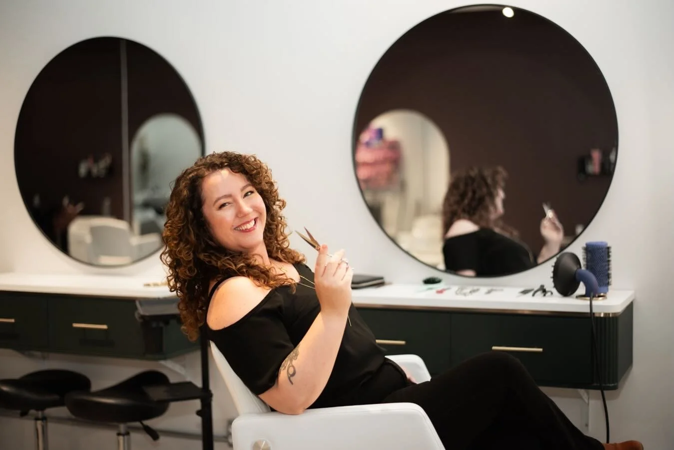 Hi, I&rsquo;m Cierra! I&rsquo;ve been a part of the Aveda community and behind the chair for 10 years, and I truly love helping people feel like the best version of themselves. I specialize in curly hair, dimensional and lived-in color, blowouts, and