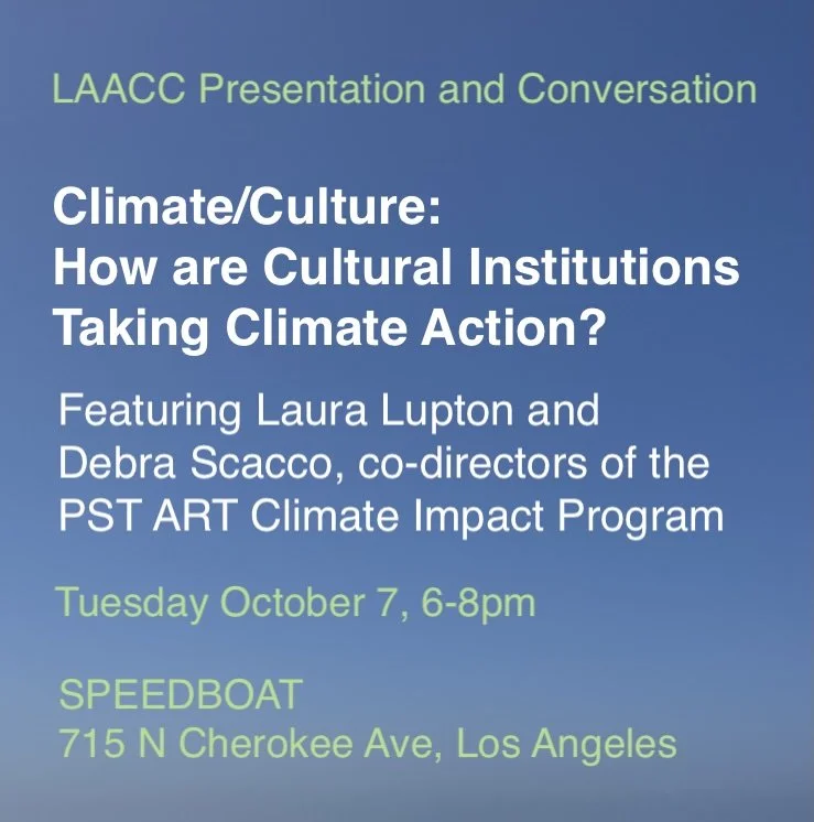Climate/Culture: How are Cultural Institutions Taking Climate Action?