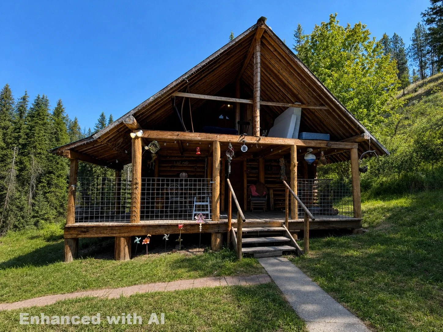 A cabin in the woods for sale in eastern Washington, 5 star google review given by buyers, sellers also represented.
