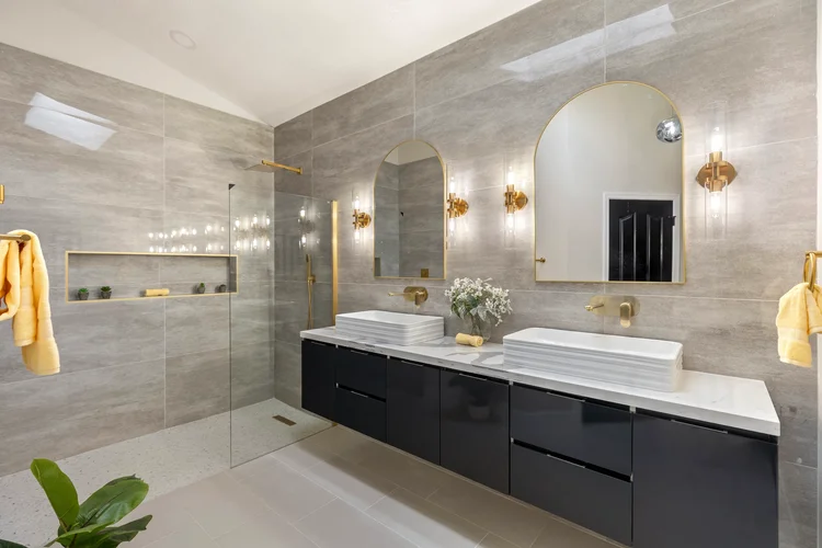 Remodeled bathroom in a Phoenix home