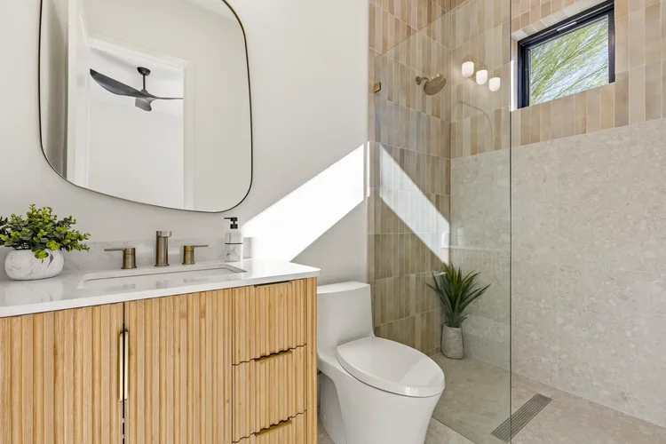 Bathroom vanity in an Arizona home