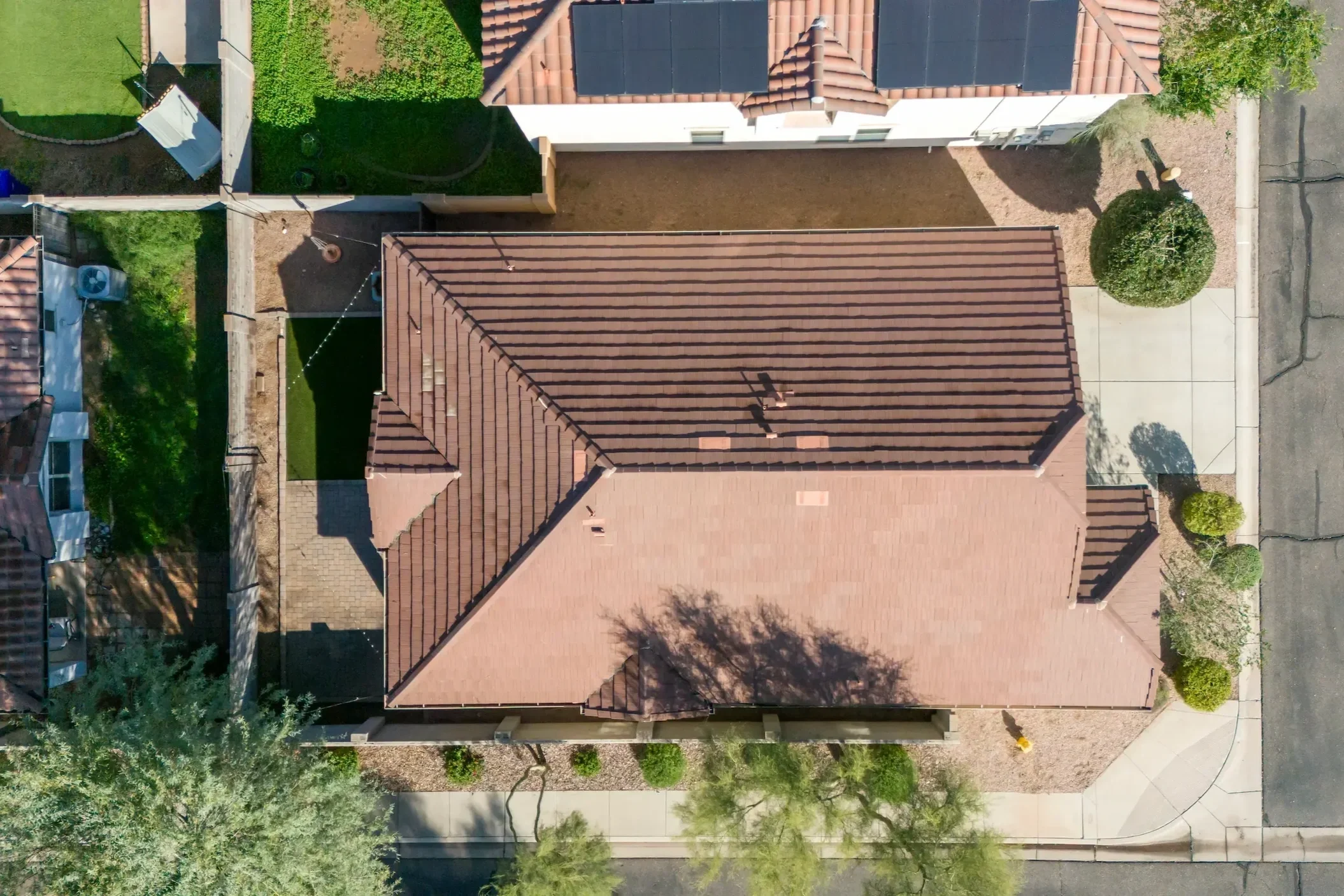 Phoenix Real Estate Drone Photo over Home
