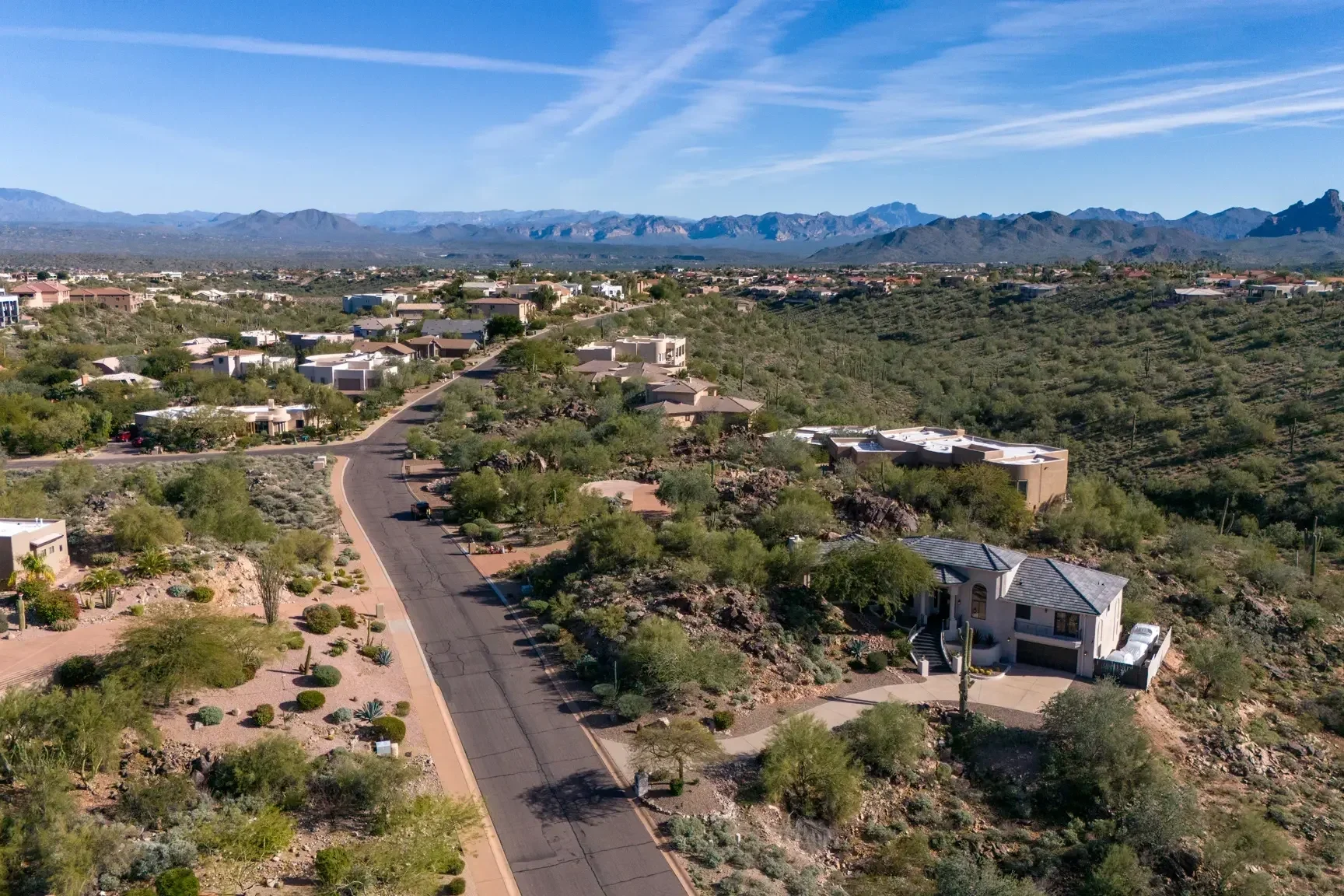 Fountain Hills Luxury Real Estate Drone Photo