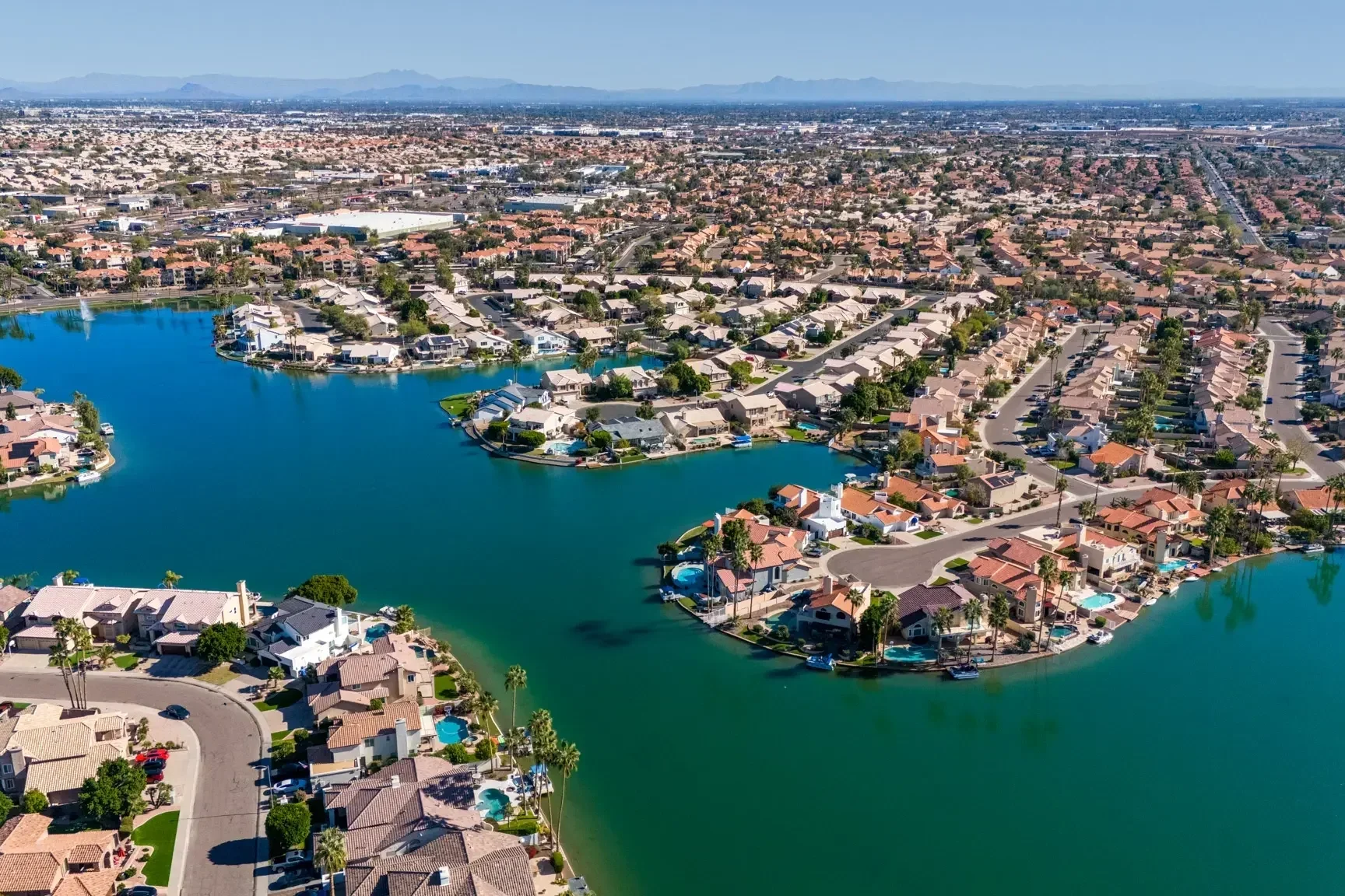 Gilbert Luxury Real Estate Drone Photo