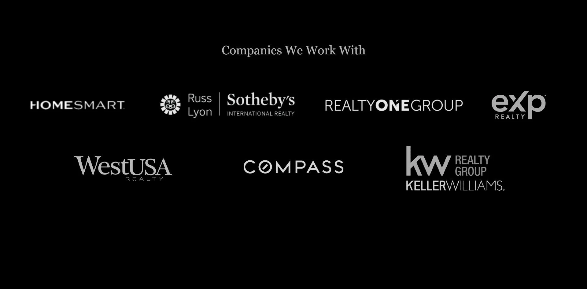 Real Estate Brokerages worked with