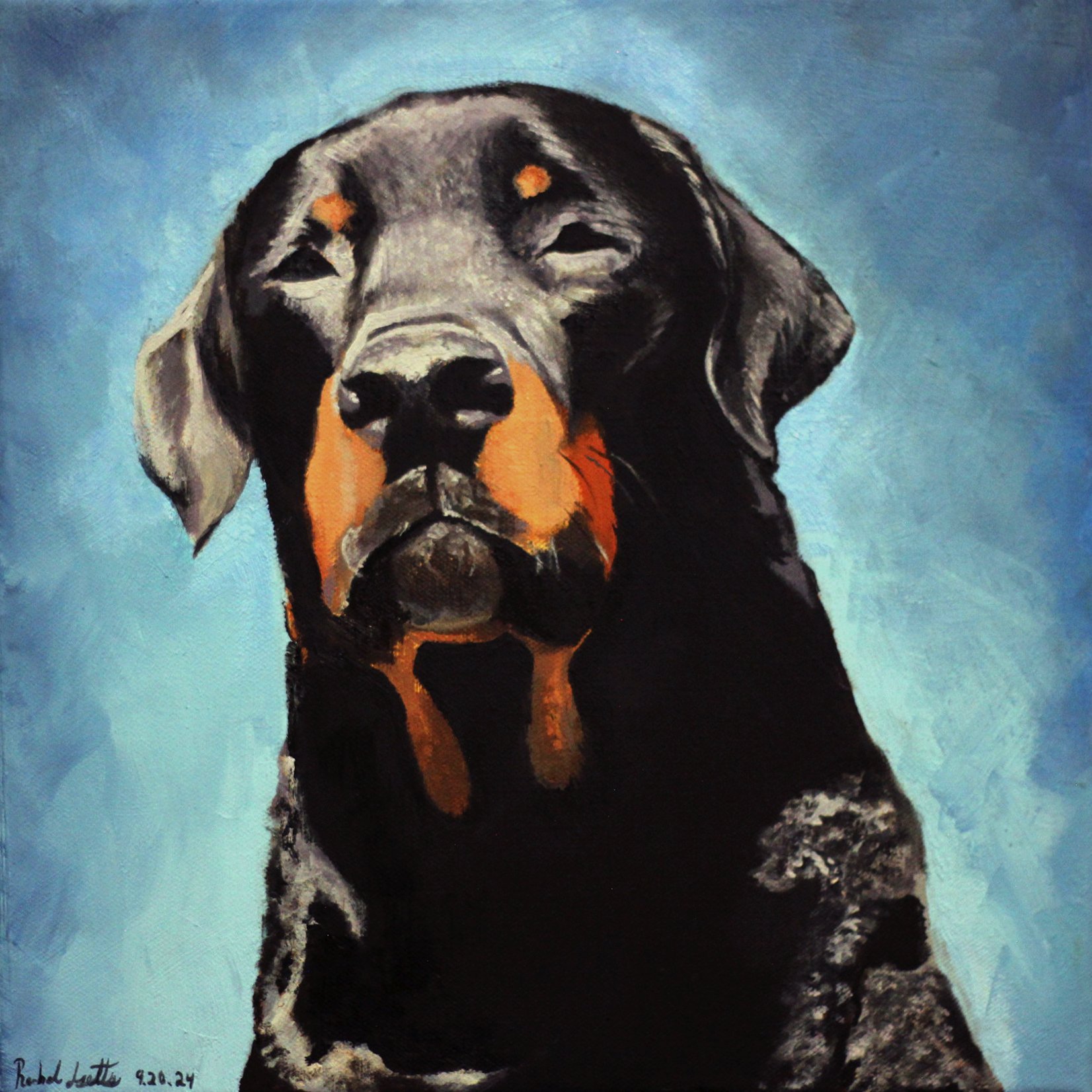 Gotti | Oil on Canvas 12 x 12 inches