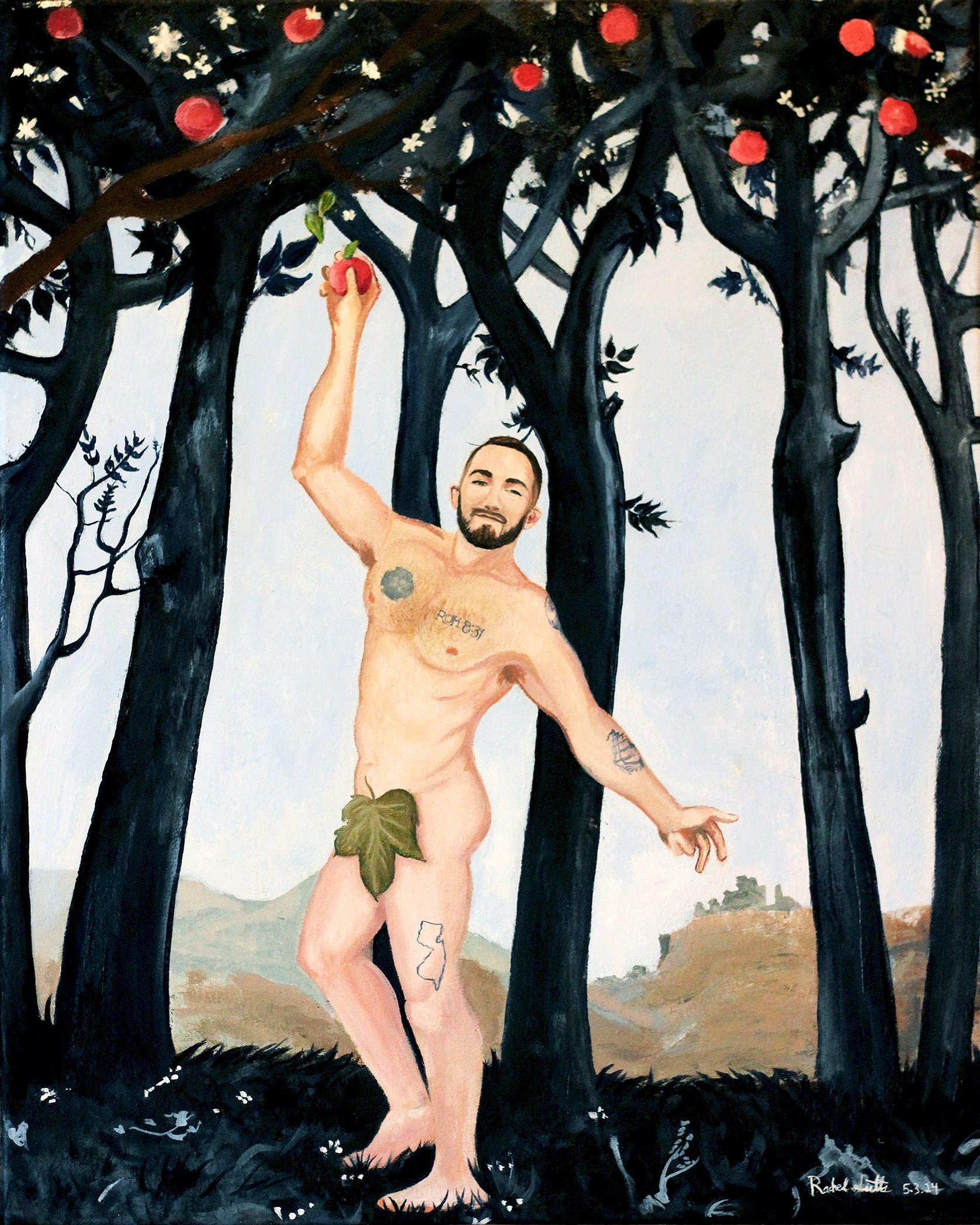 Homage to "Celebration" | Oil on Canvas, 16 x 20 inches