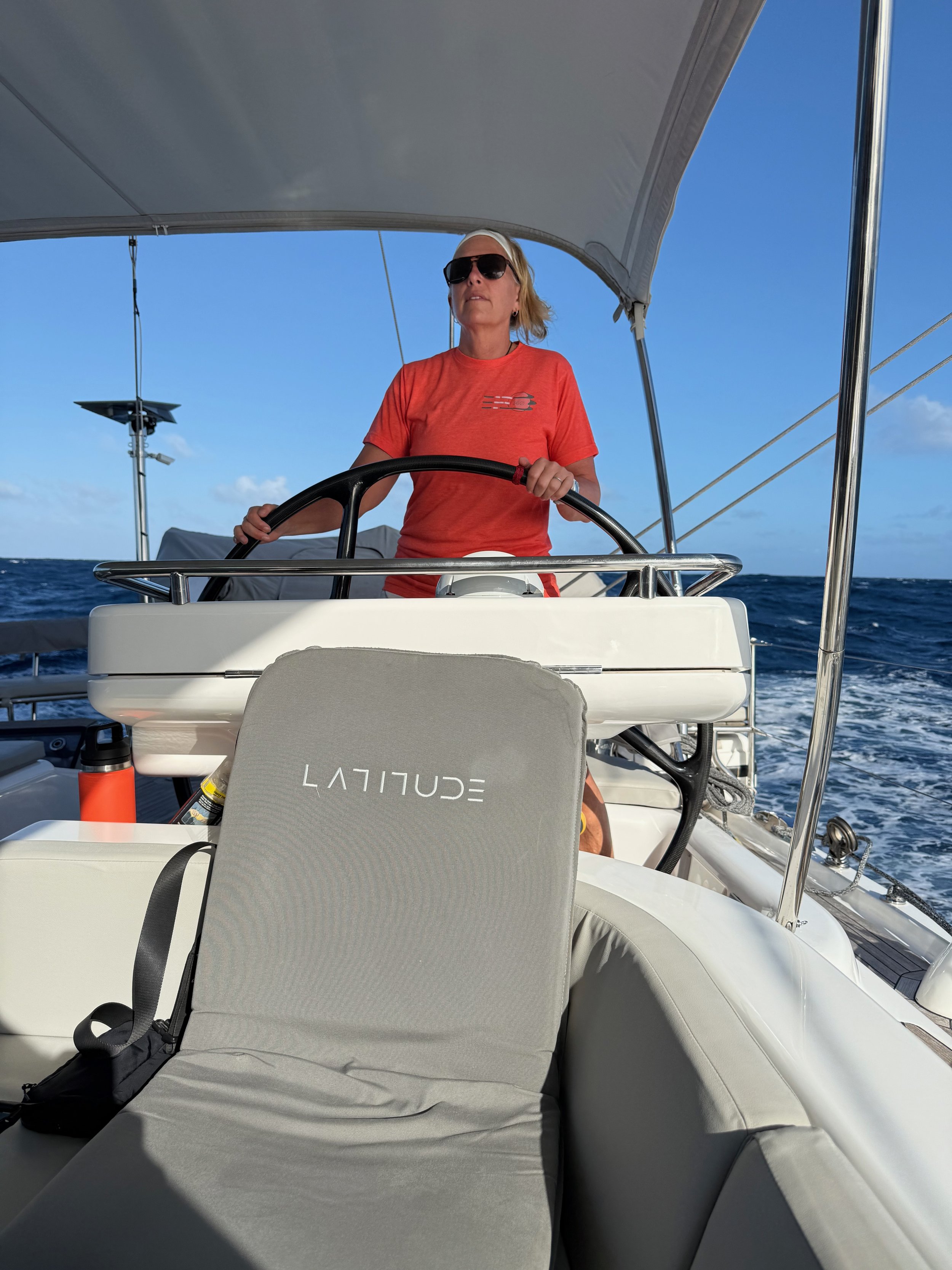  The admiral at the helm 