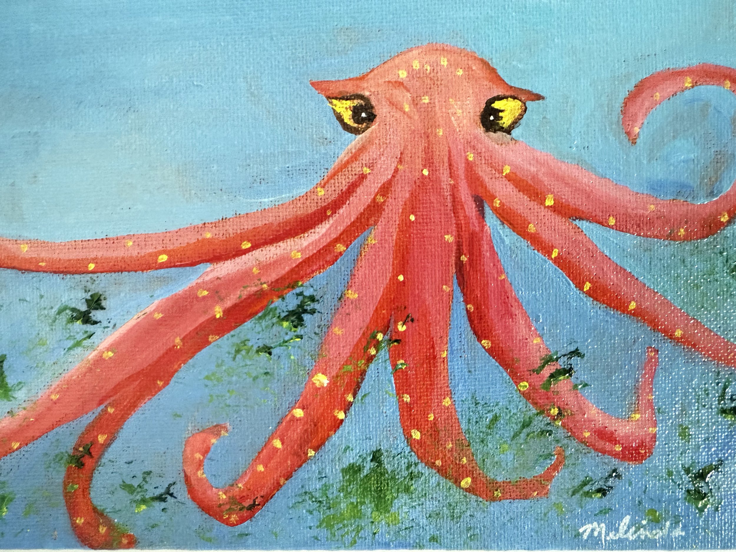 Octopus Pink Drift, 5x7