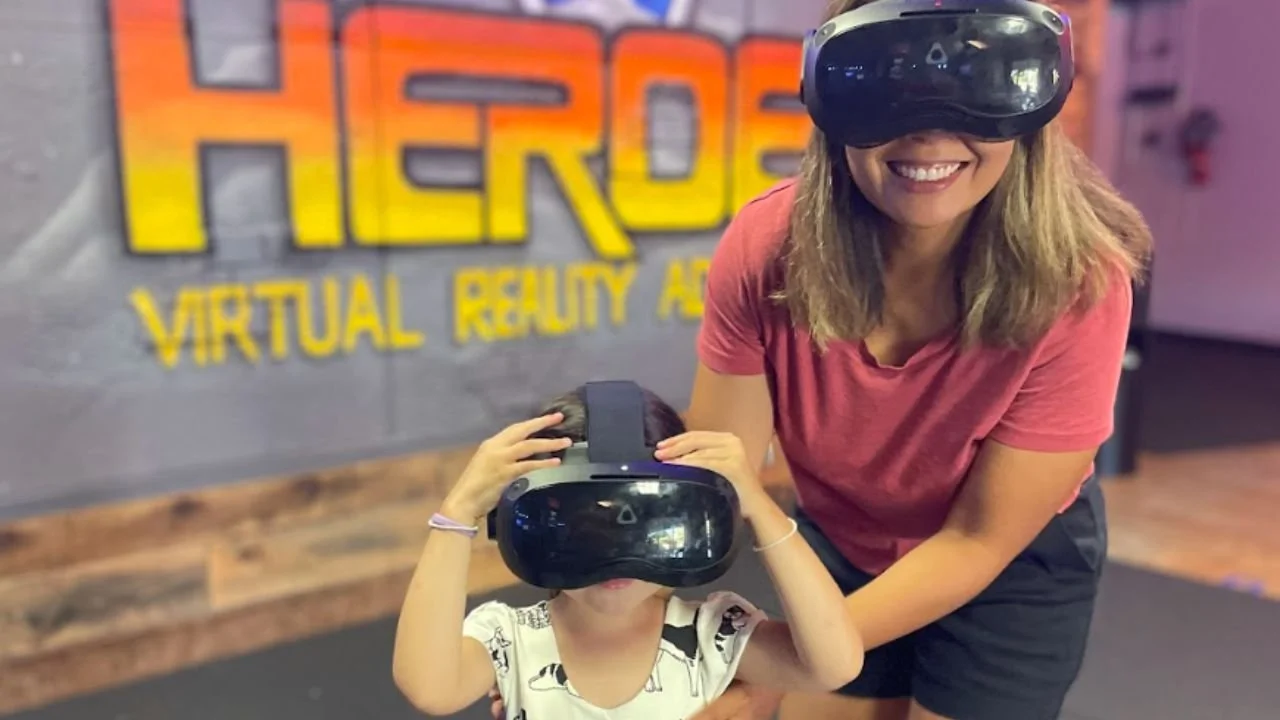 Parents and children experience interactive adventures in a safe environment