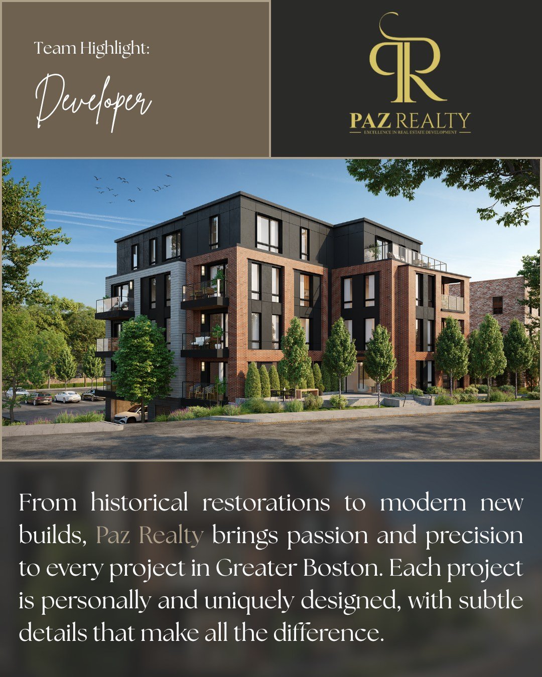 As part of the team behind 80onVernon, Paz Realty is leading the development of the project, bringing a clear vision and attention to detail to every aspect of the build&mdash;from overall planning to the subtle elements that define each residence.

