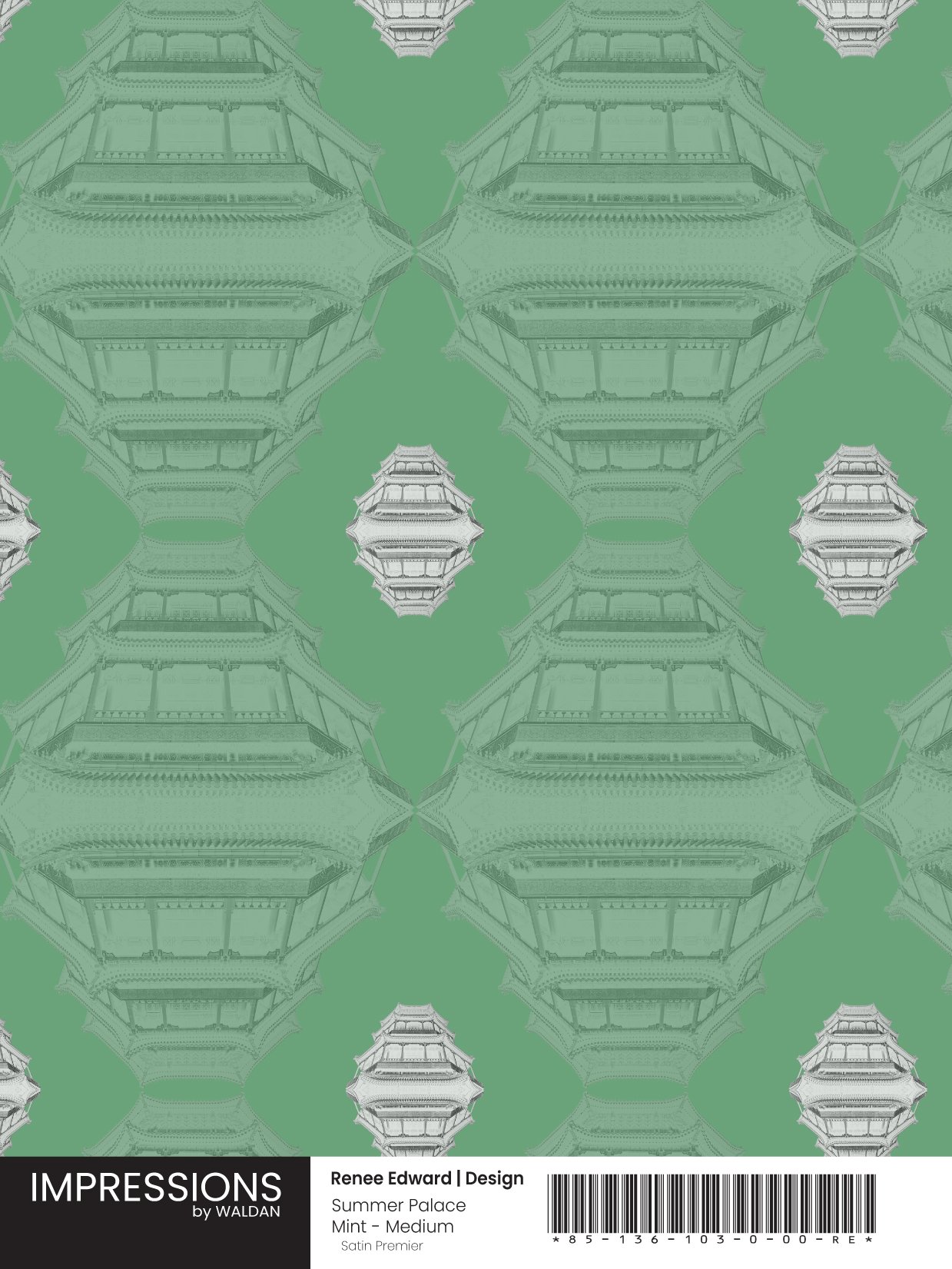 Summer Palace Mint - Medium