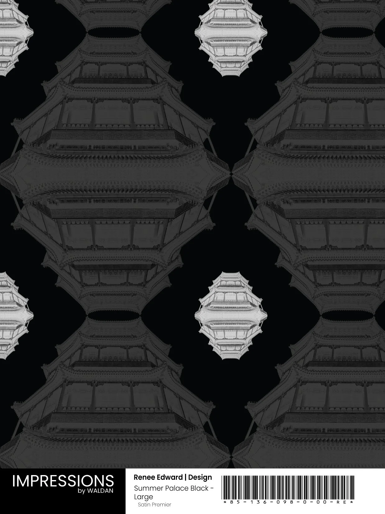 Summer Palace Black - Large