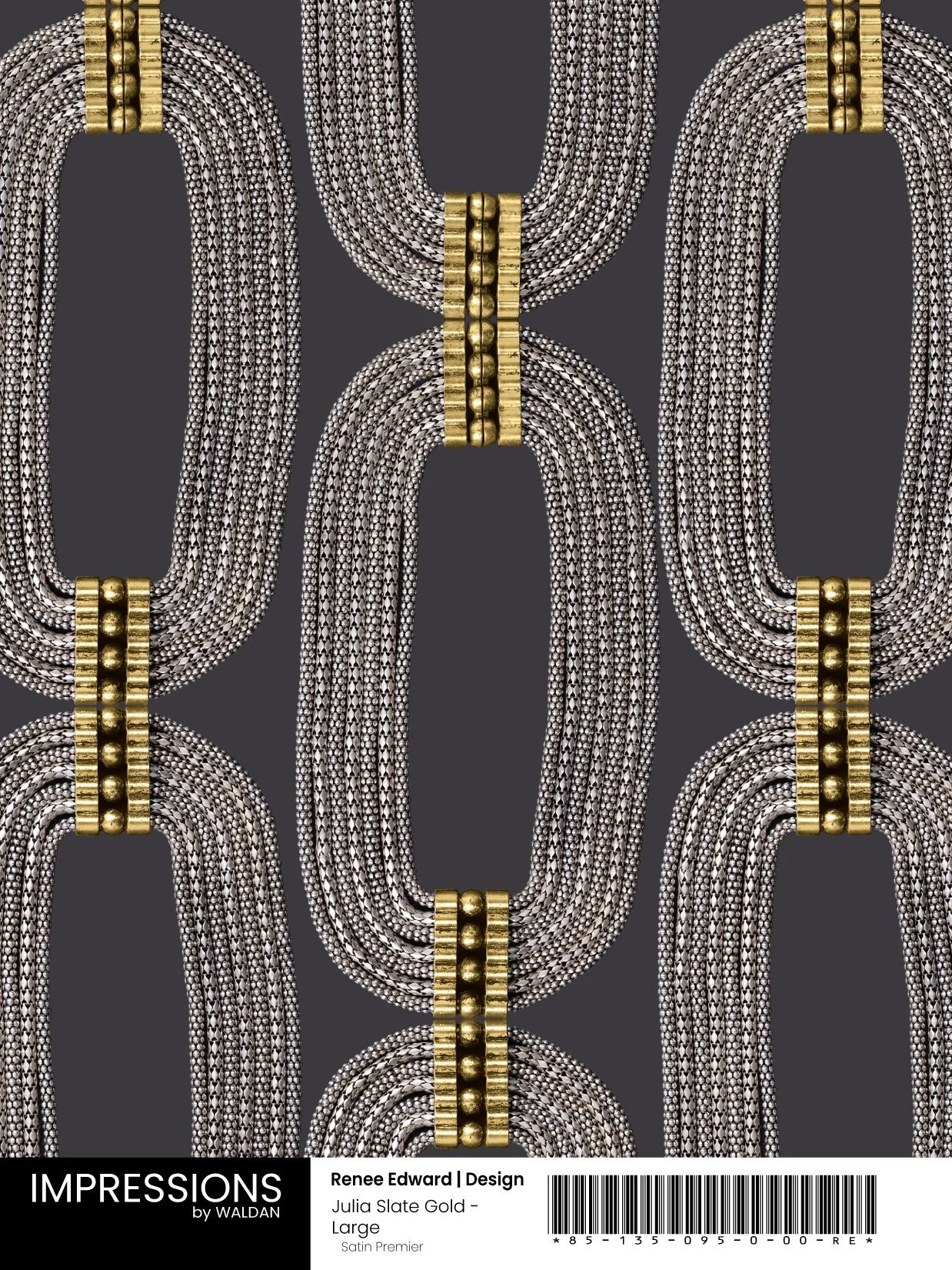 Julia Slate Gold - Large