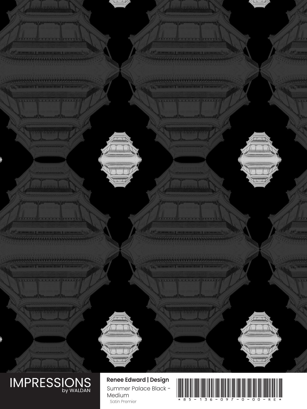 Summer Palace Black - Medium