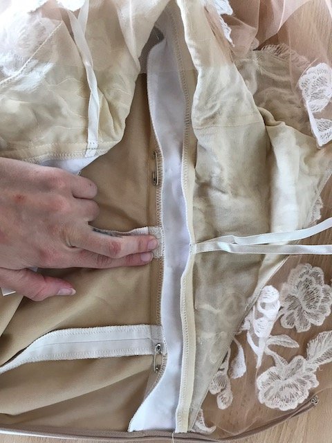 Developing construction standards for sheer styles lined in our signature power mesh.