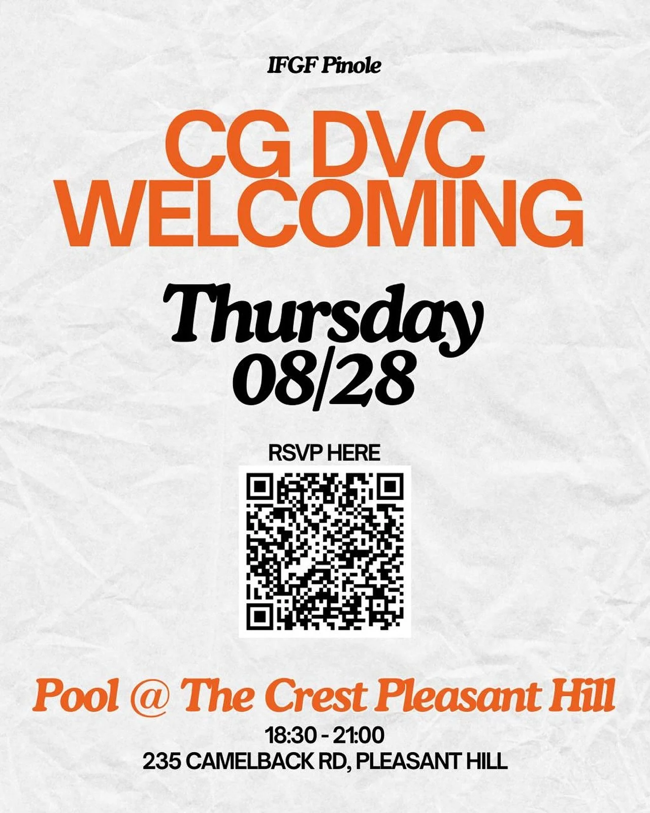 Reminder that DVC Welcoming Party is happening tomorrow! If you have not RSVP, now is the time to do so. Spread the word and see you tomorrow! 🥳