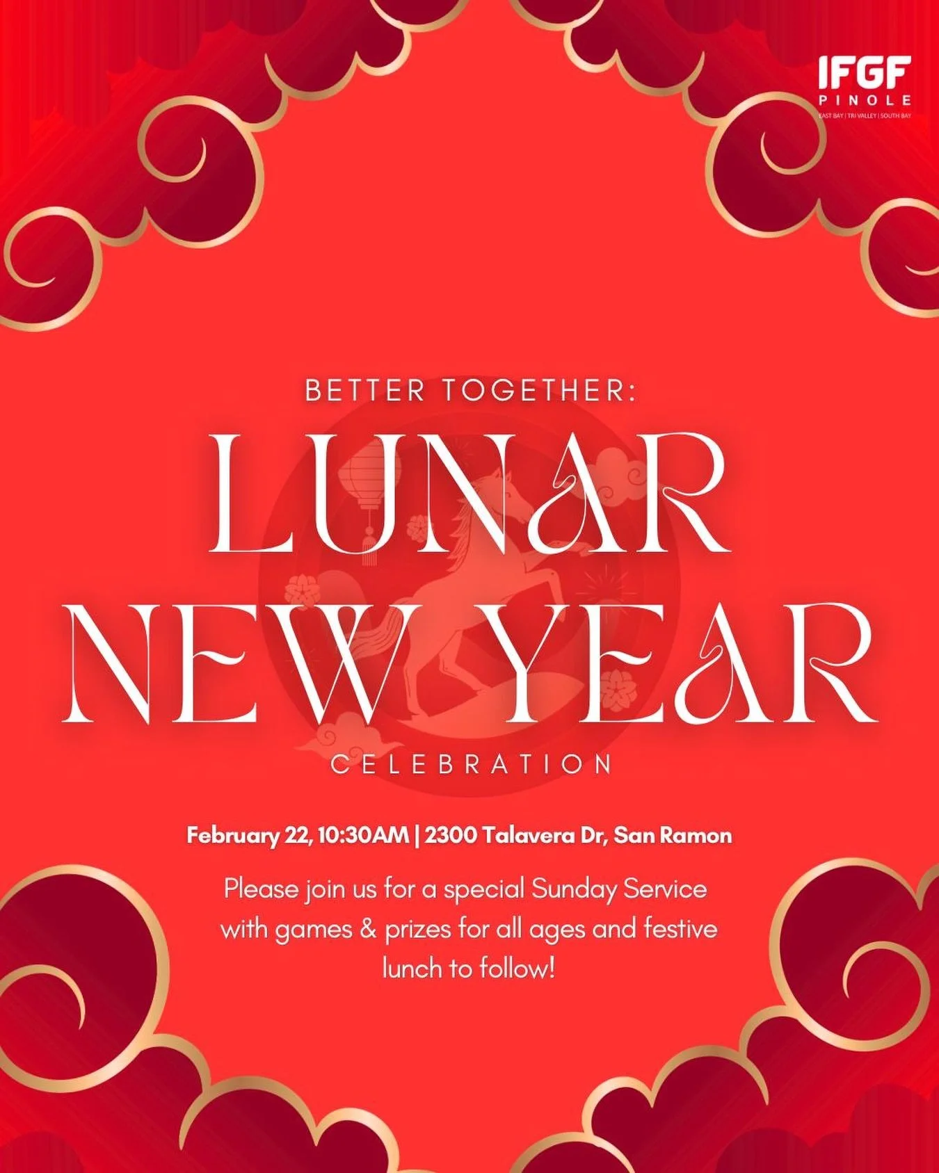 Happy Lunar New Year ya&rsquo;ll!! 🧧

Wishing you and your family a year of good health, hearts overflowing with peace and joy, and the fire of the Holy Spirit guiding us all as we live accoding to God&rsquo;s purpose 🐎🔥

Families and friends in t