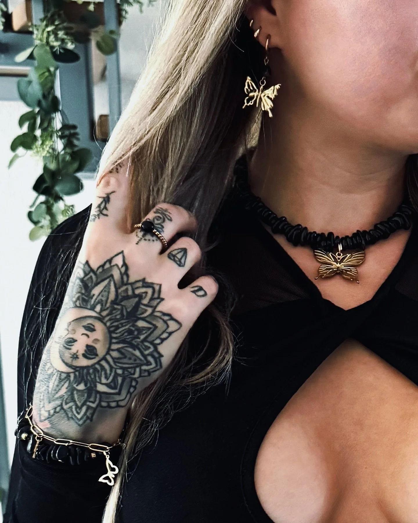 Proof that even in the darkest cocoon, beauty finds its wings and protection. 🦋🖤🧿

#DarkAesthetic #ButterflyEffect #Protected #JewelryGram #Transformation #tattoos #inkedgirls
