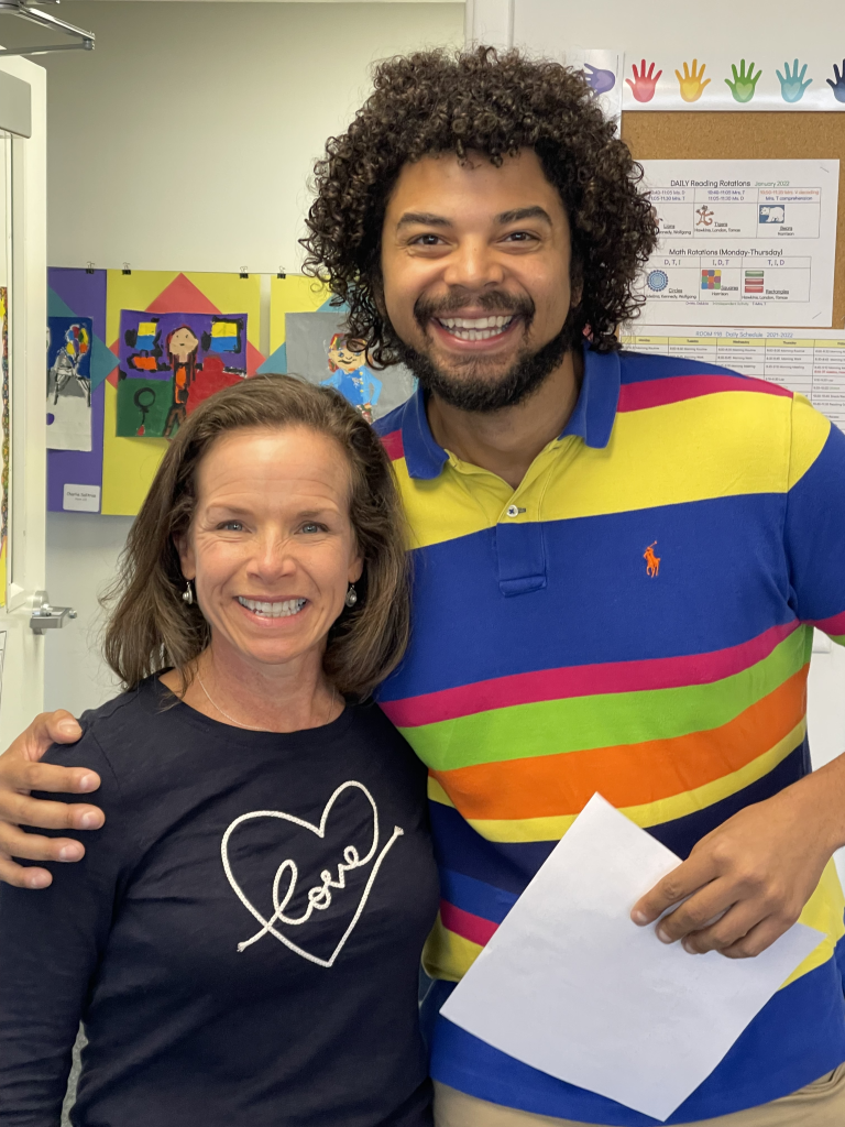 Donovan Taylor Hall’s Visit to Havern School