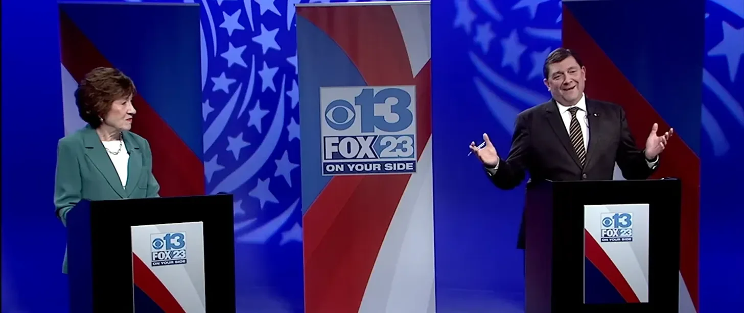 Susan Collins Crashes and Burns in Brutal Debate Performance