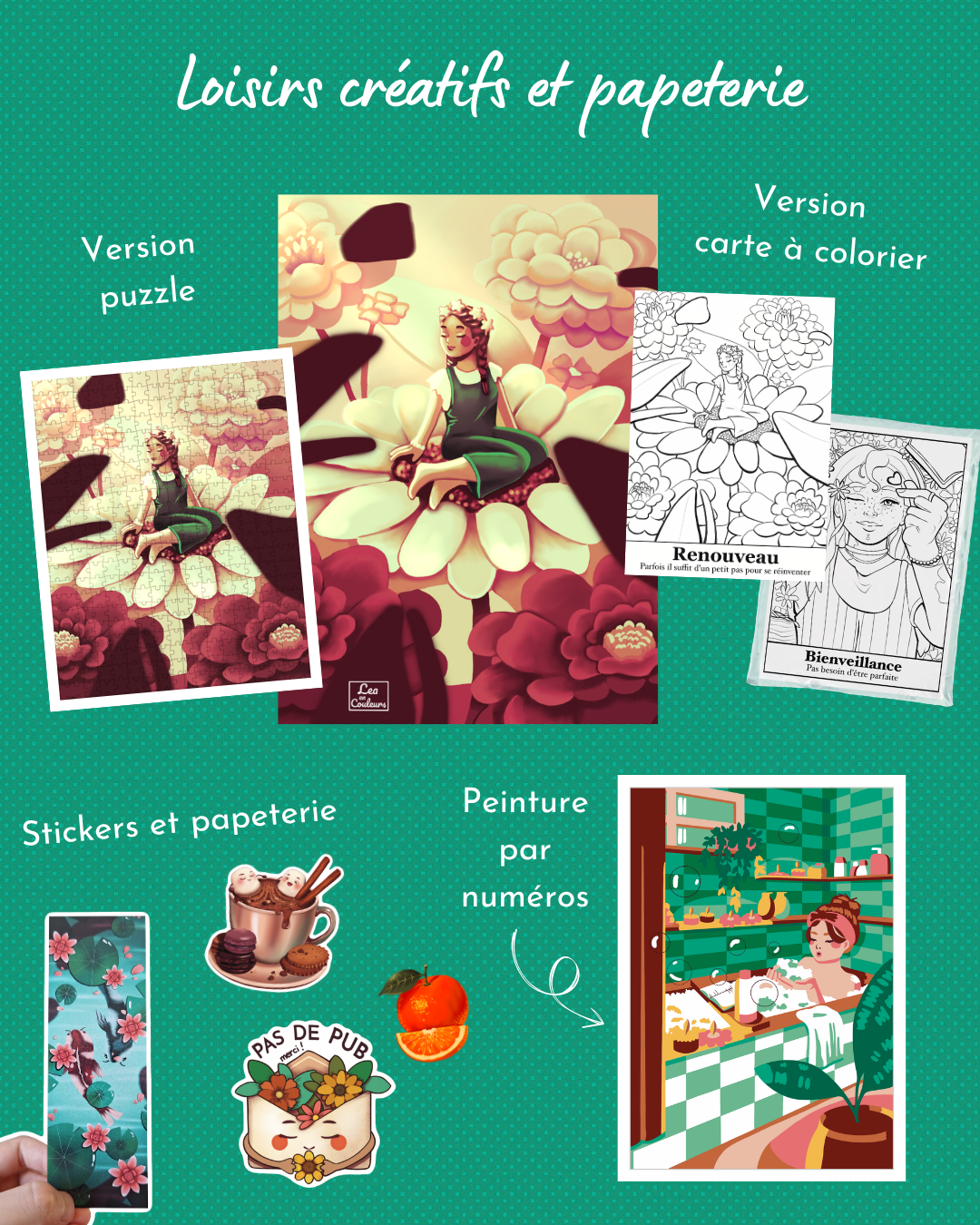 Lea en couleurs - commissions