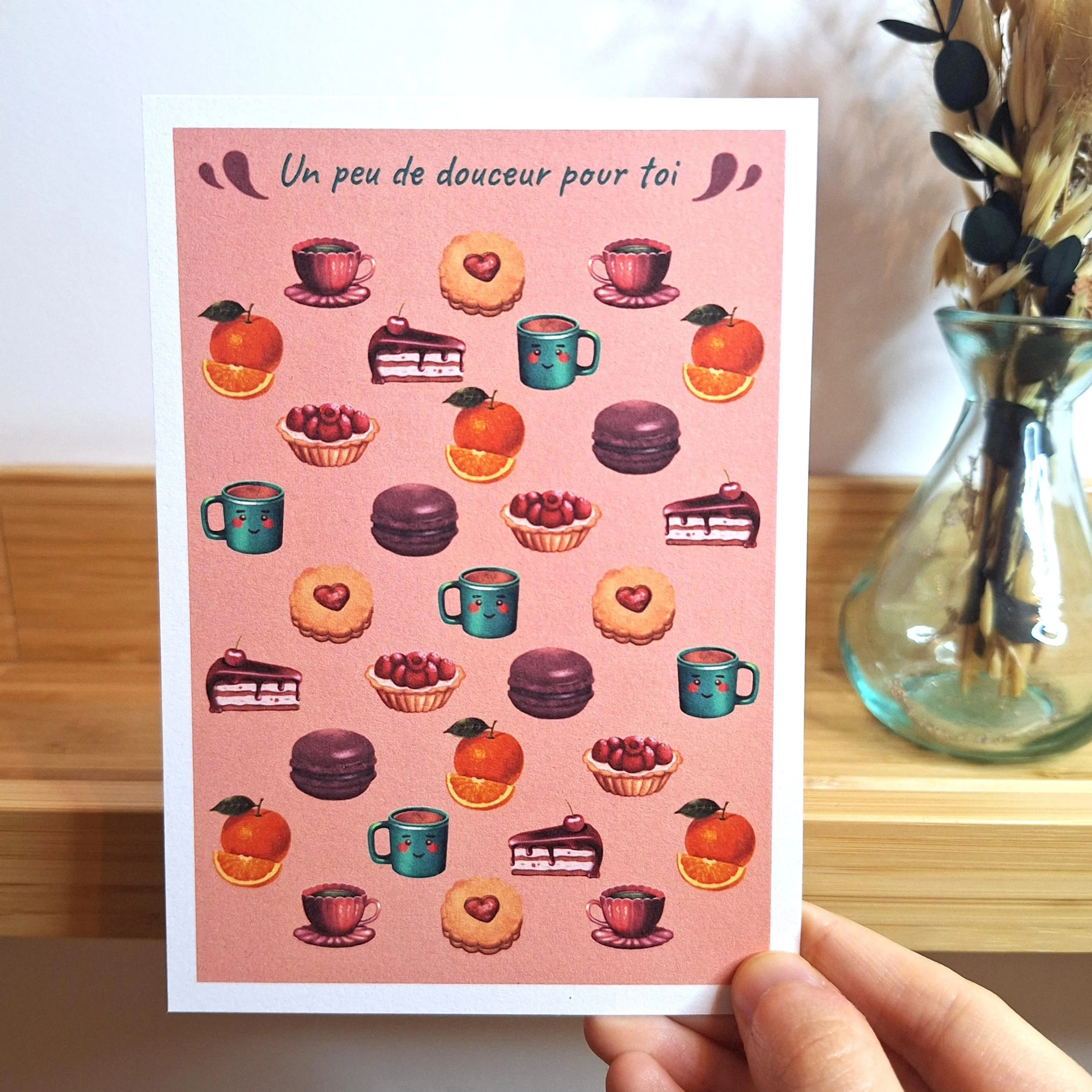 Carte A6 - Douceurs sucrées