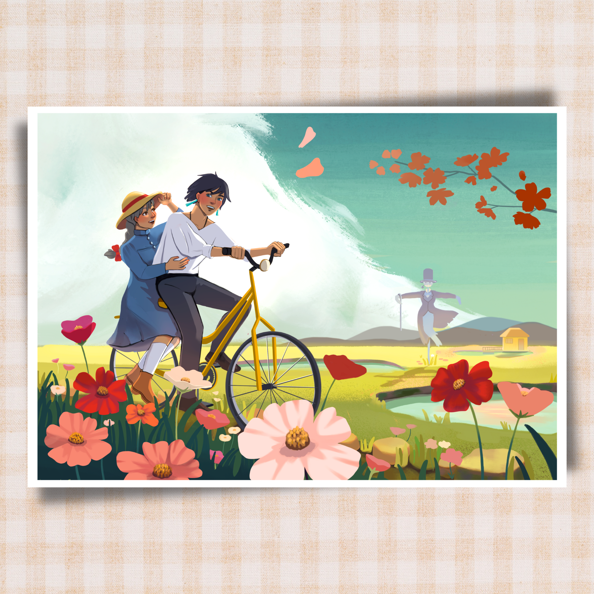 Print - Escapade (inspiré du château ambulant)