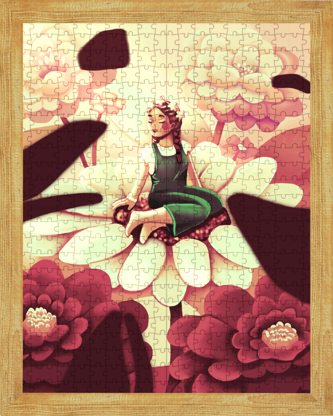 Lea en couleurs - Illustration cosy pour puzzles