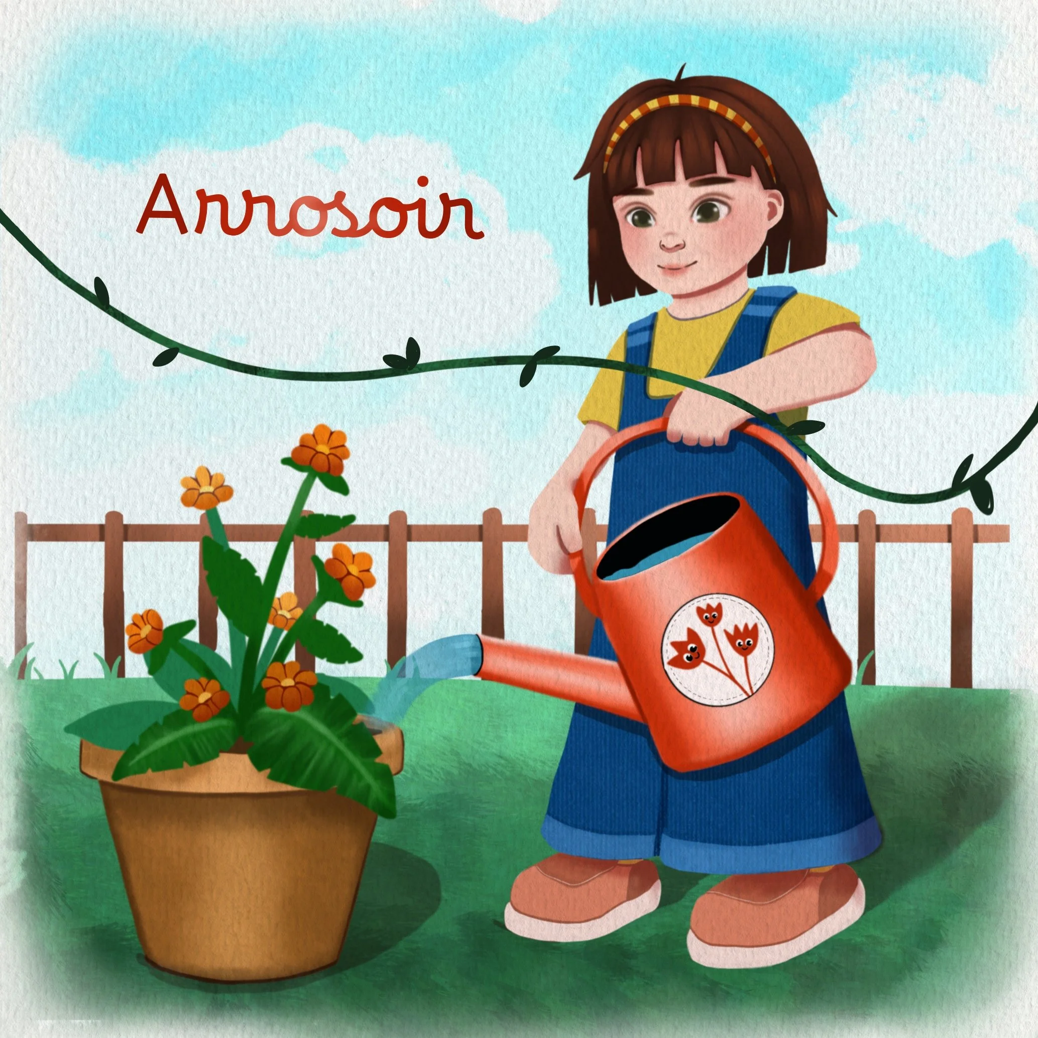 Lea en couleurs - Edition jeunesse - Arrosoir